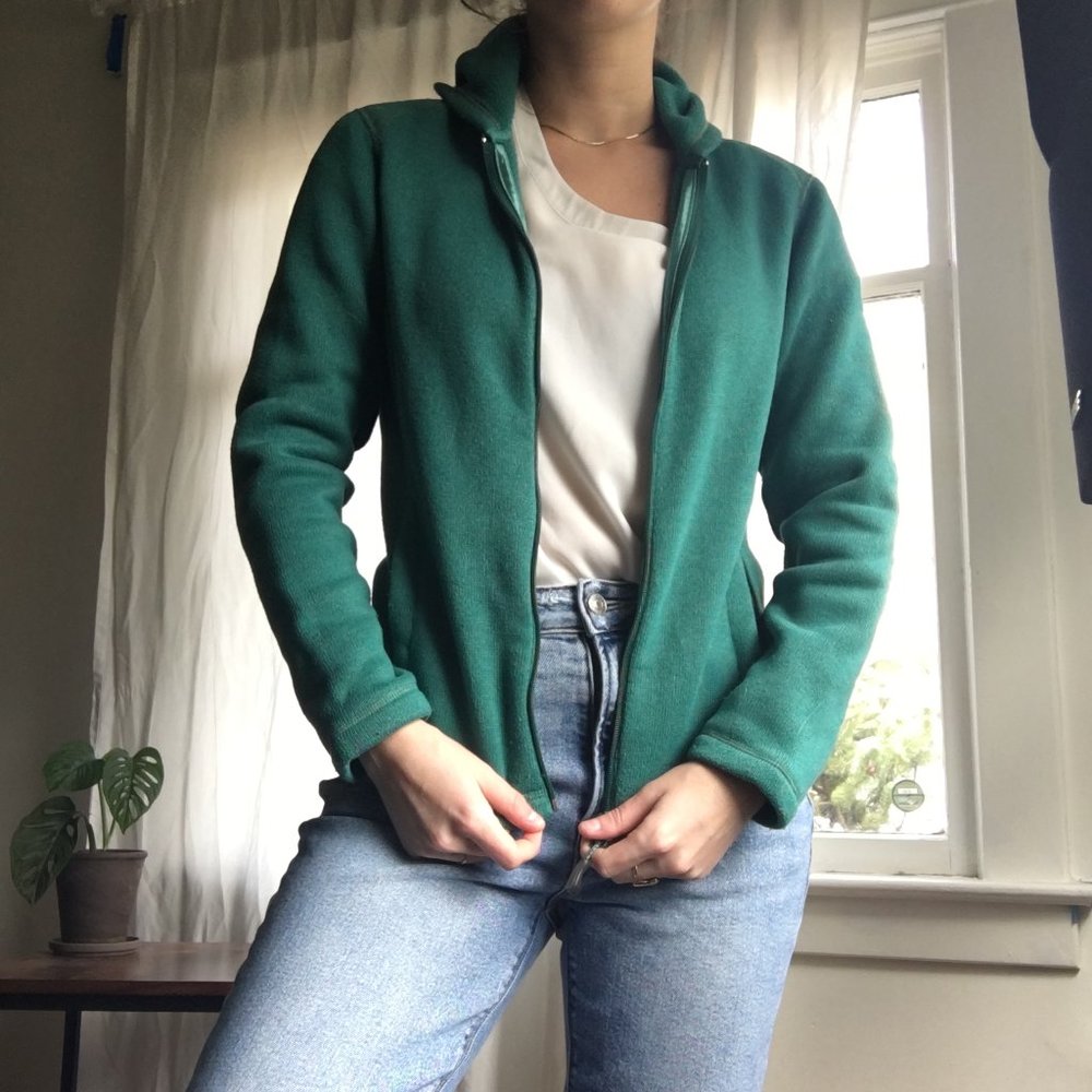 Hooded Merrell Full Zip Fleece Size Small